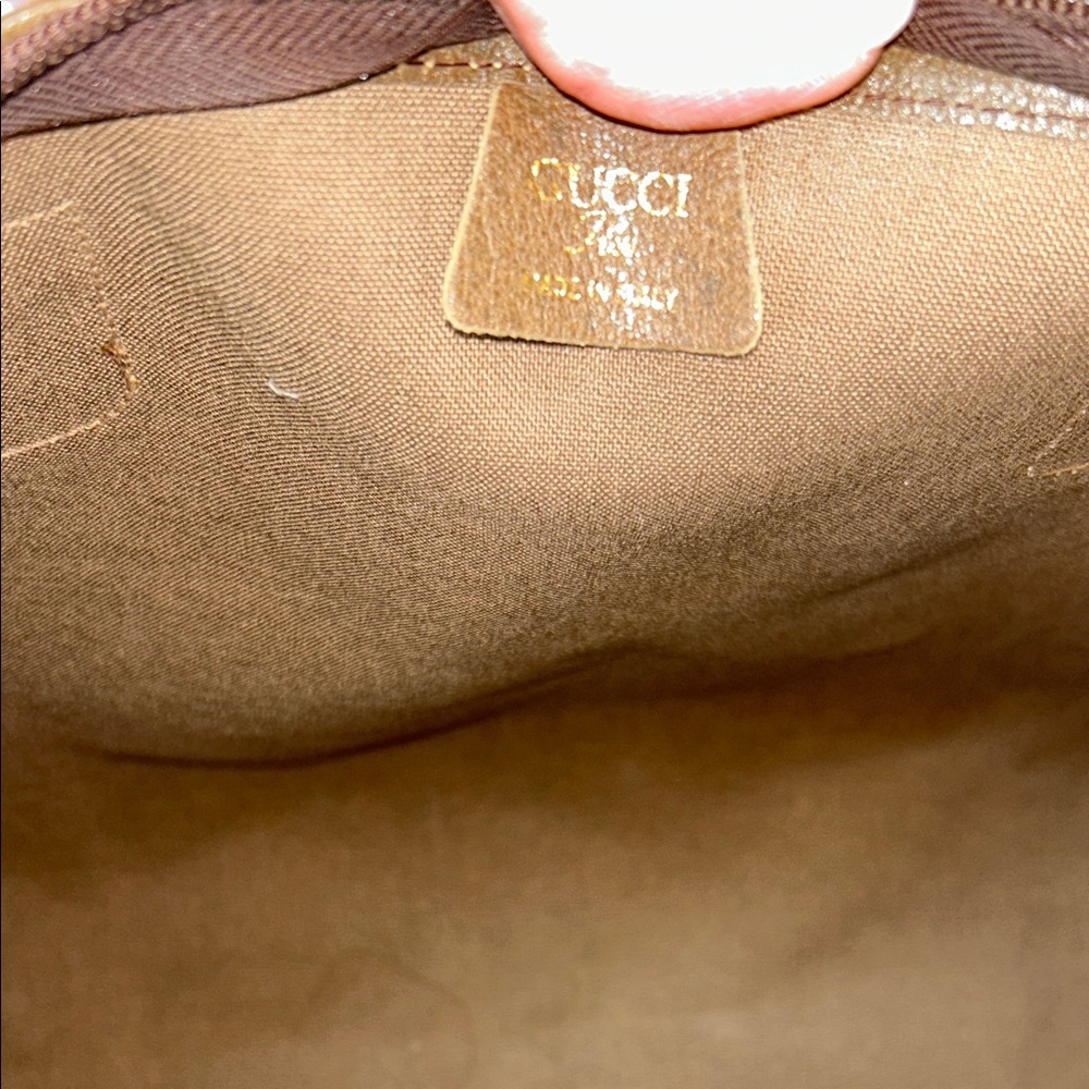 Gucci Beige and Brown Monogram Tote Plus vintage GG Supreme Tote - Picture 11 of 13
